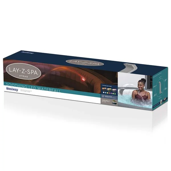 Bestway Cascade LED avec bandes LED Gris ABS