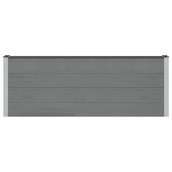 vidaXL Jardinière surélevée 2 pc Noir 200 x 30 x 72 cm
