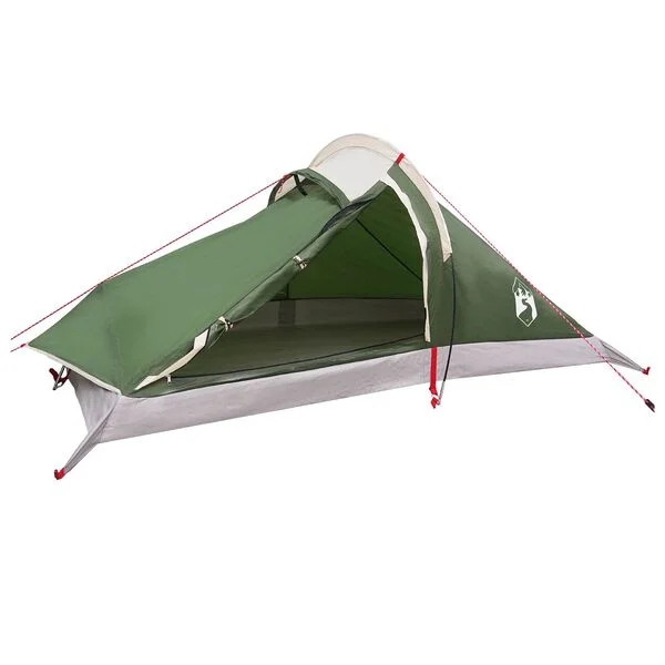 vidaXL Tente de randonnée 4 personne Vert
