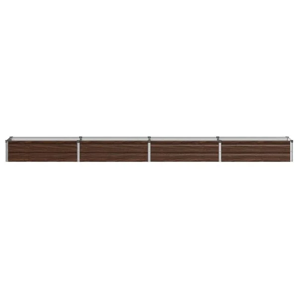 vidaXL Jardin surélevé Noir 320 x 40 x 24 cm acier laminé à froid