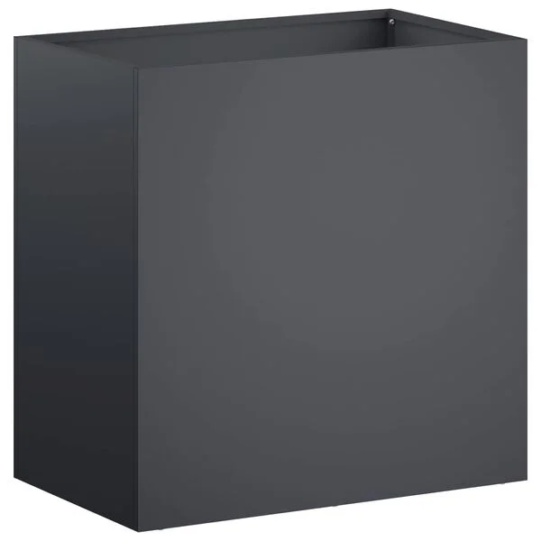 vidaXL Cache-pot de jardin 2 pc Anthracite 50 x 30 x 50 cm
