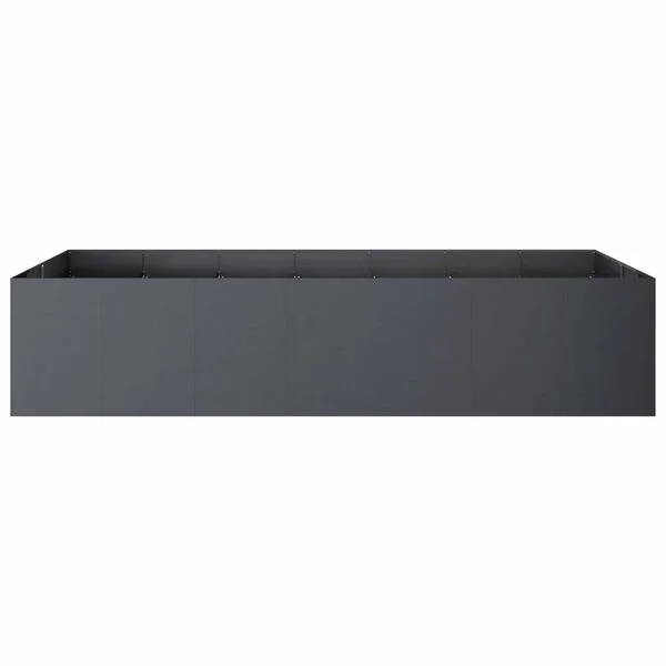 vidaXL Cache-pot de jardin Anthracite 280 x 80 x 60 cm