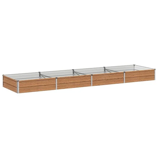 vidaXL Jardin surélevé Chêne Brun 320 x 80 x 24 cm