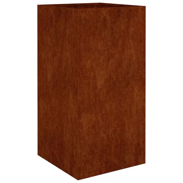 vidaXL Jardinière 40x40x80 cm acier corten