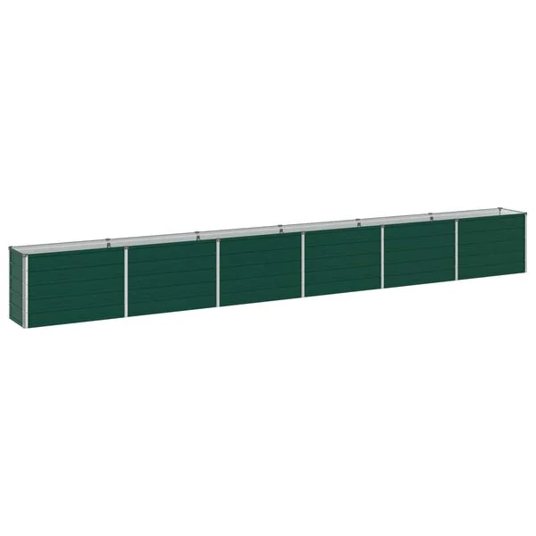 vidaXL Jardin surélevé Vert 480 x 40 x 55 cm acier laminé à froid