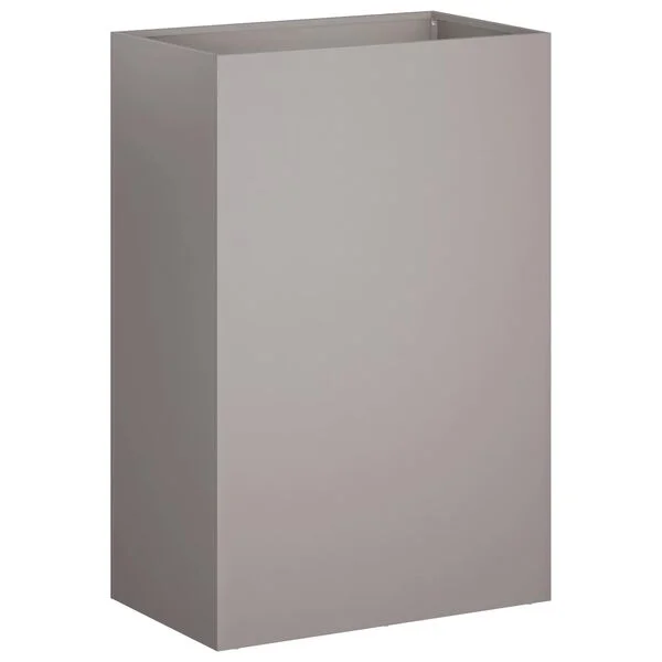 vidaXL Cache-pot de jardin Rouillé 50 x 40 x 75 cm Acier patiné