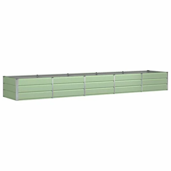 vidaXL Jardinière Vert 400 x 80 x 45 cm Acier