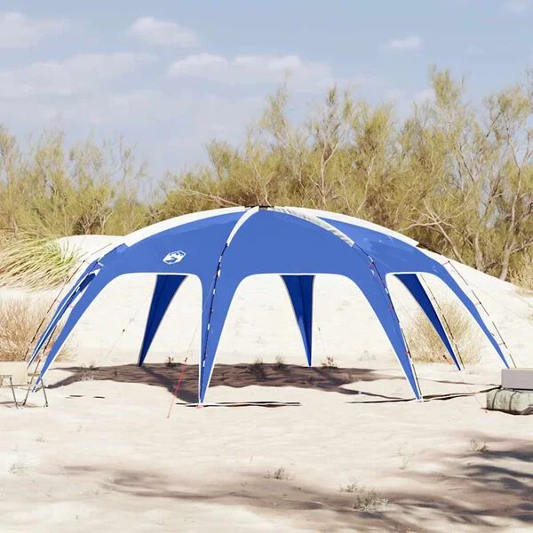 vidaXL Tente de fête bleu azuré imperméable