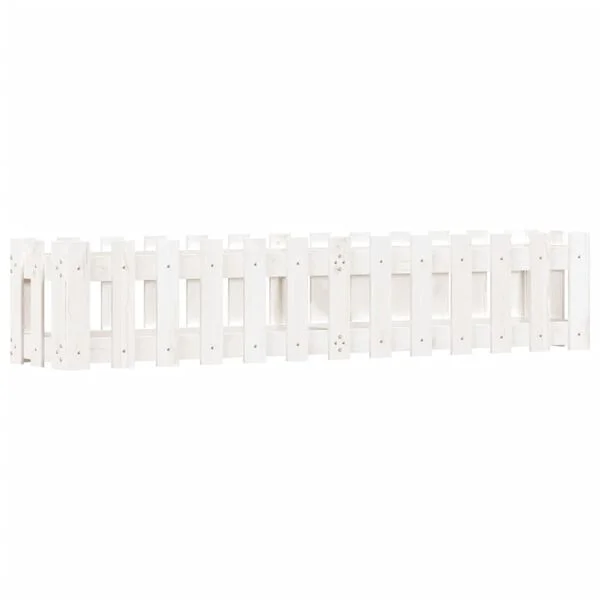 vidaXL Lit surélevé de jardin design de clôture 150x30x30cm pin massif