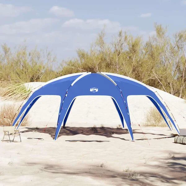 vidaXL Tente de fête bleu azuré imperméable