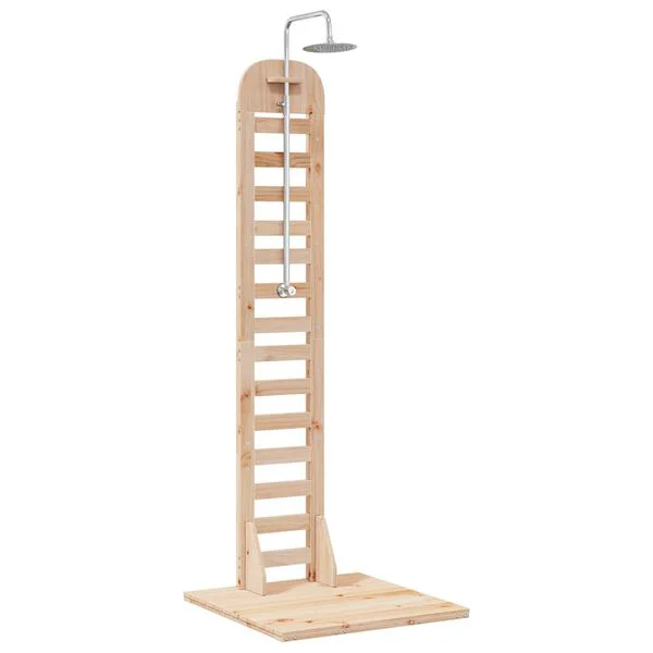 vidaXL Douche d'extérieur 223 cm Naturel