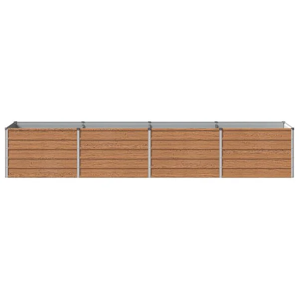 vidaXL Jardin surélevé Chêne Brun 320 x 80 x 55 cm