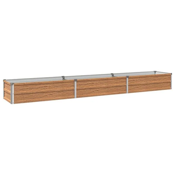 vidaXL Jardin surélevé Chêne Brun 240 x 40 x 24 cm