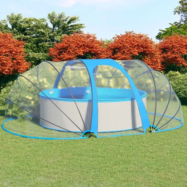 vidaXL Dôme de piscine ovale 530x410x210 cm