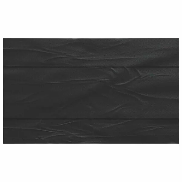 vidaXL Couverture de piscine solaire de haute qualité Carré PE Noir