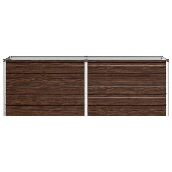 vidaXL Jardin surélevé Noir 160 x 40 x 55 cm acier laminé à froid