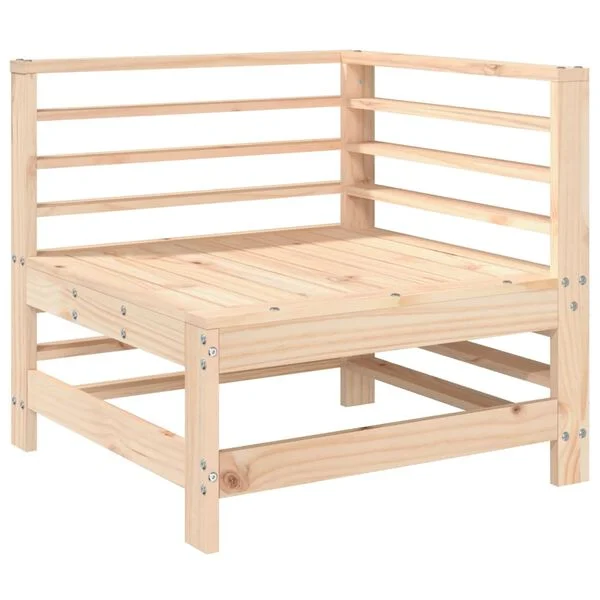 vidaXL Salon de jardin 6 pcs Bois de pin massif