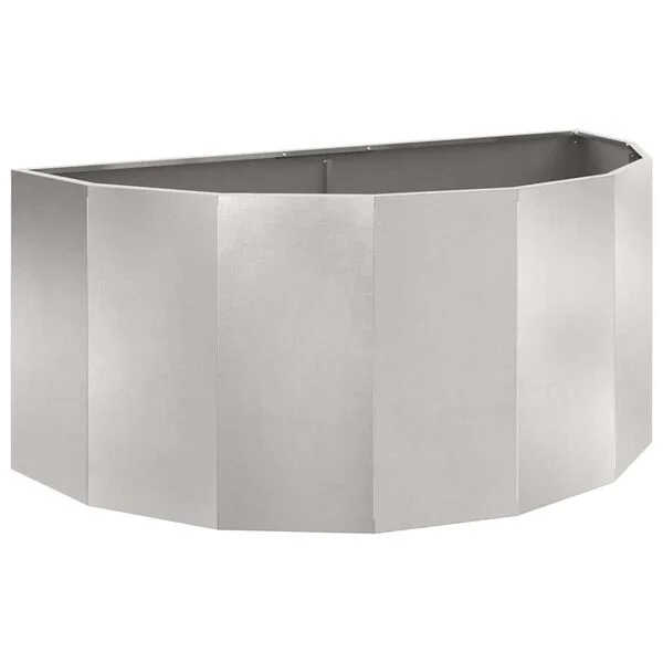 vidaXL Jardinière Argent 120 x 60 x 50 cm Acier inoxydable