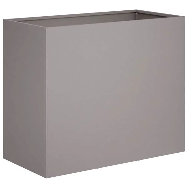 vidaXL Cache-pot de jardin Rouillé 60 x 30 x 50 cm Acier patiné