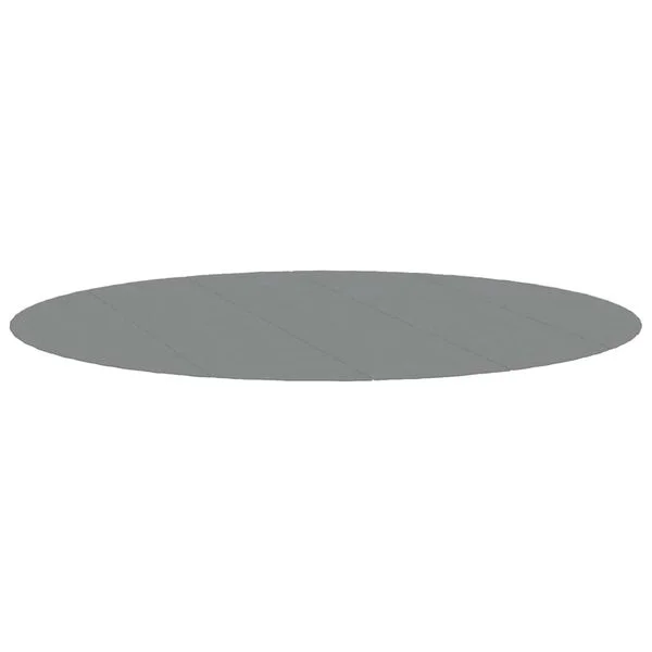 vidaXL Bâche de piscine gris clair Ø550 cm géotextile polyester