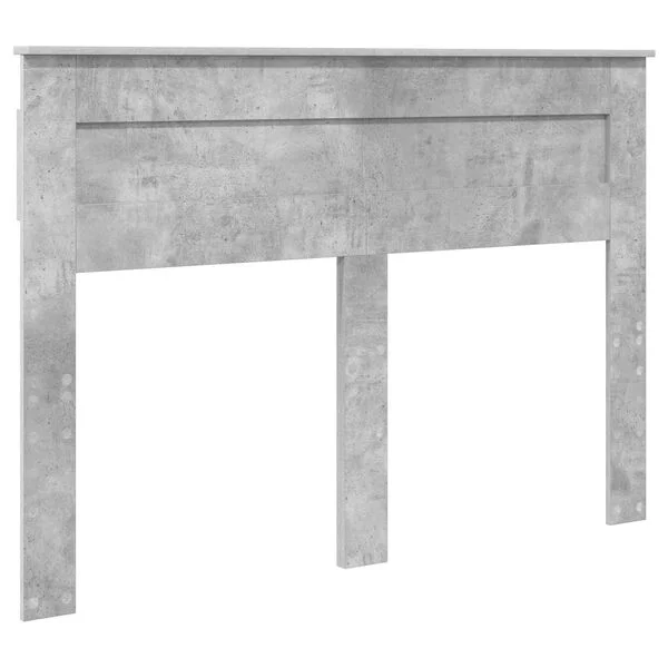 vidaXL Tête de lit Gris béton Bois d'ingénierie