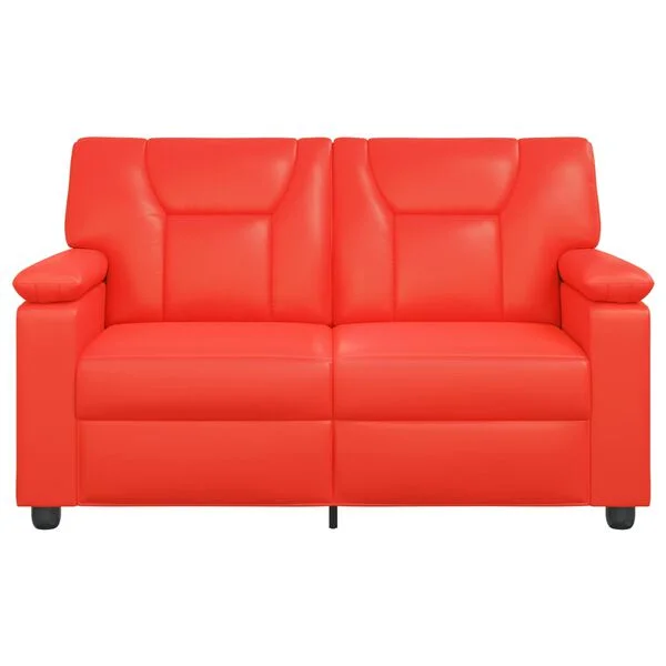 vidaXL Canapé Rouge 151 x 85 x 93 cm Simili cuir