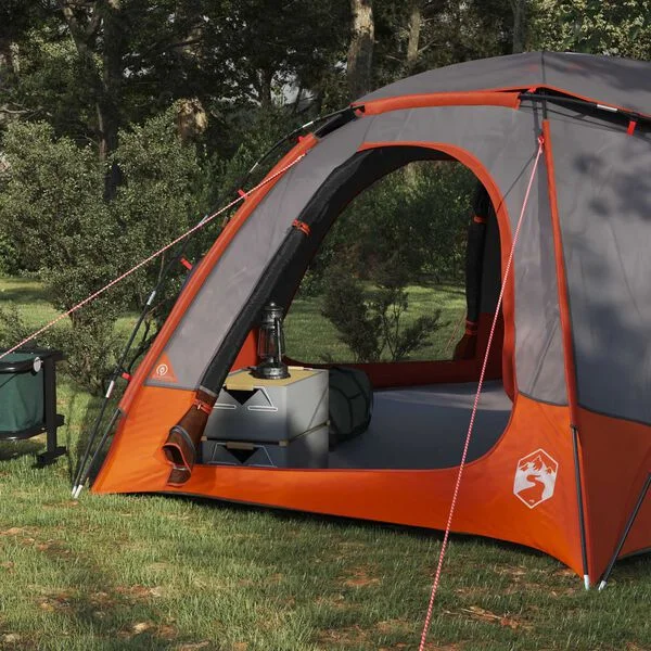 vidaXL Tente en dôme avec housse imperméable amovible 4 personne