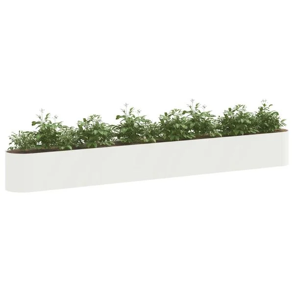 vidaXL Jardin surélevé Blanc 360 x 40 x 40 cm