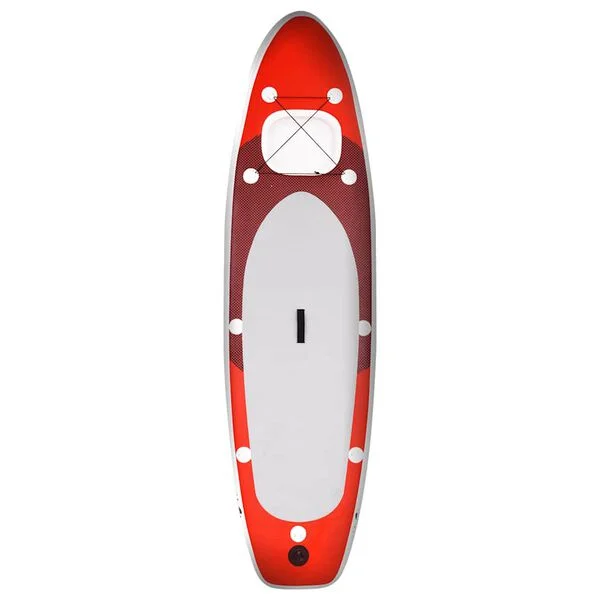 vidaXL Ensemble de planche SUP gonflable Rouge 330x76x10 cm