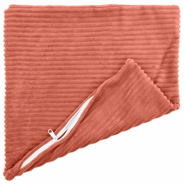 vidaXL Housse de coussin 2 pcs HEERLEN Rouge orange 40 x 40 cm